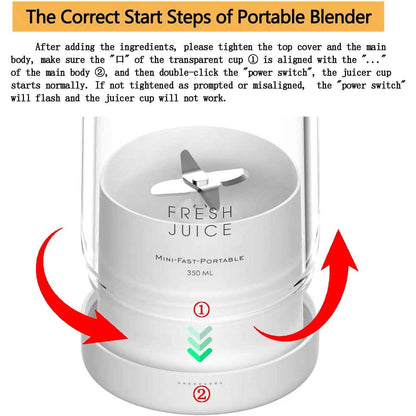 Portable Blender Bottle Electric Juicer DailySale