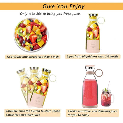 Portable Blender Bottle Electric Juicer DailySale