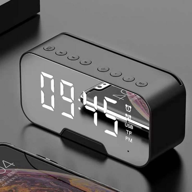 Portable Bluetooth Speaker Mirror Alarm Clock DailySale