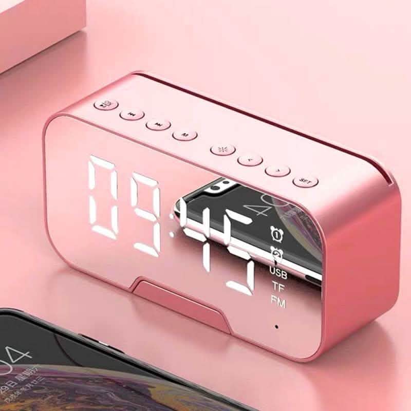 Portable Bluetooth Speaker Mirror Alarm Clock DailySale