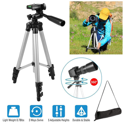 Portable Camera Tripod 45" Adjustable Camera Stand DailySale