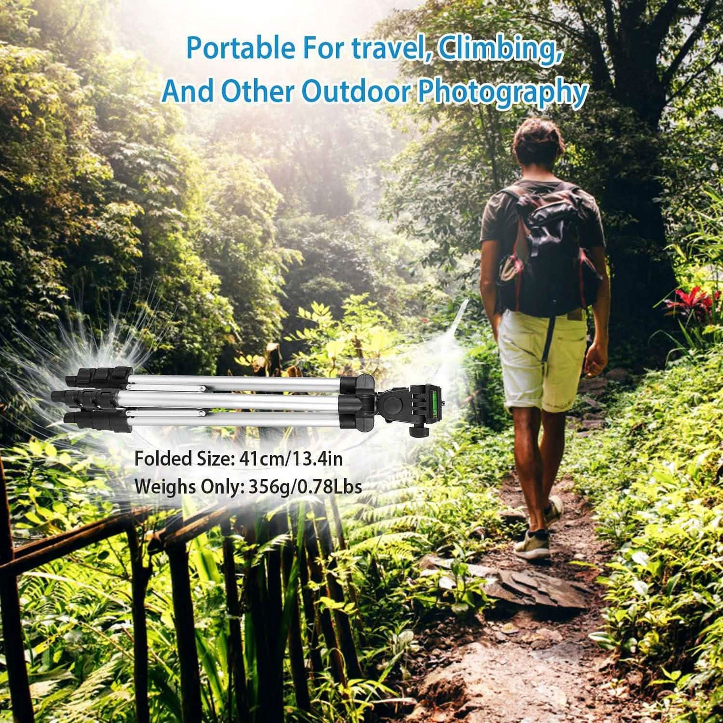 Portable Camera Tripod 45" Adjustable Camera Stand DailySale