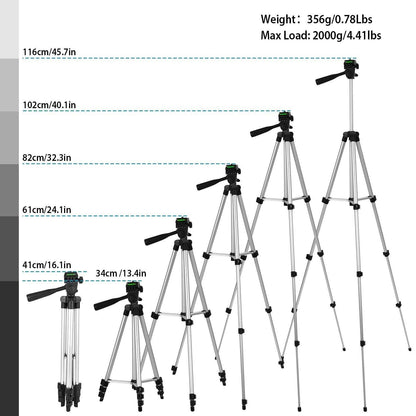 Portable Camera Tripod 45" Adjustable Camera Stand DailySale