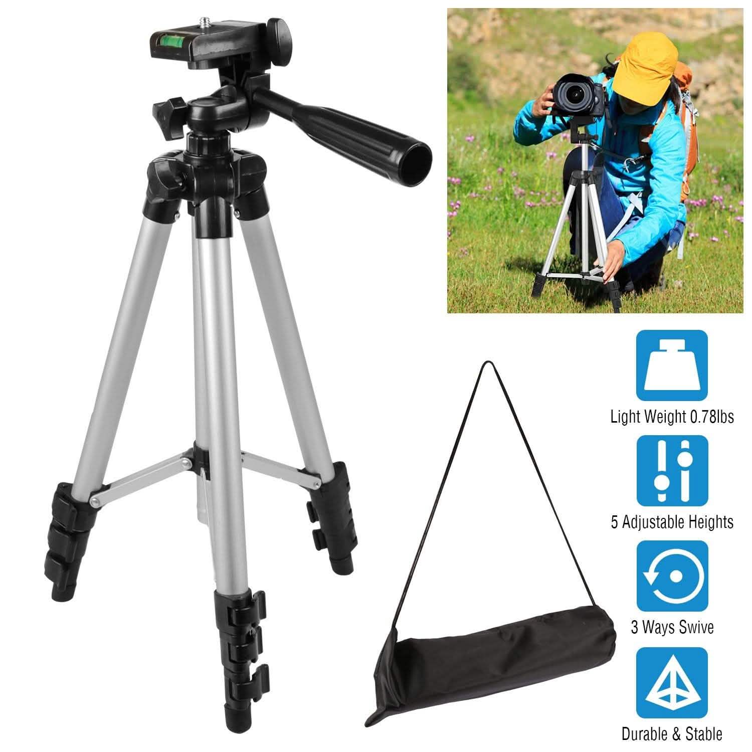 Portable Camera Tripod 45" Adjustable Camera Stand DailySale