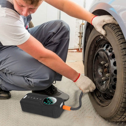 Portable Car Compressor Wireless Electric Air Pump 150 PSI with LED Light DailySale