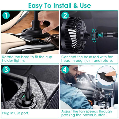 Portable Car Cooling Fan DailySale