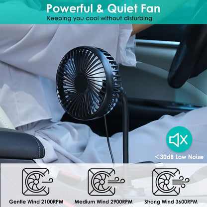 Portable Car Cooling Fan DailySale