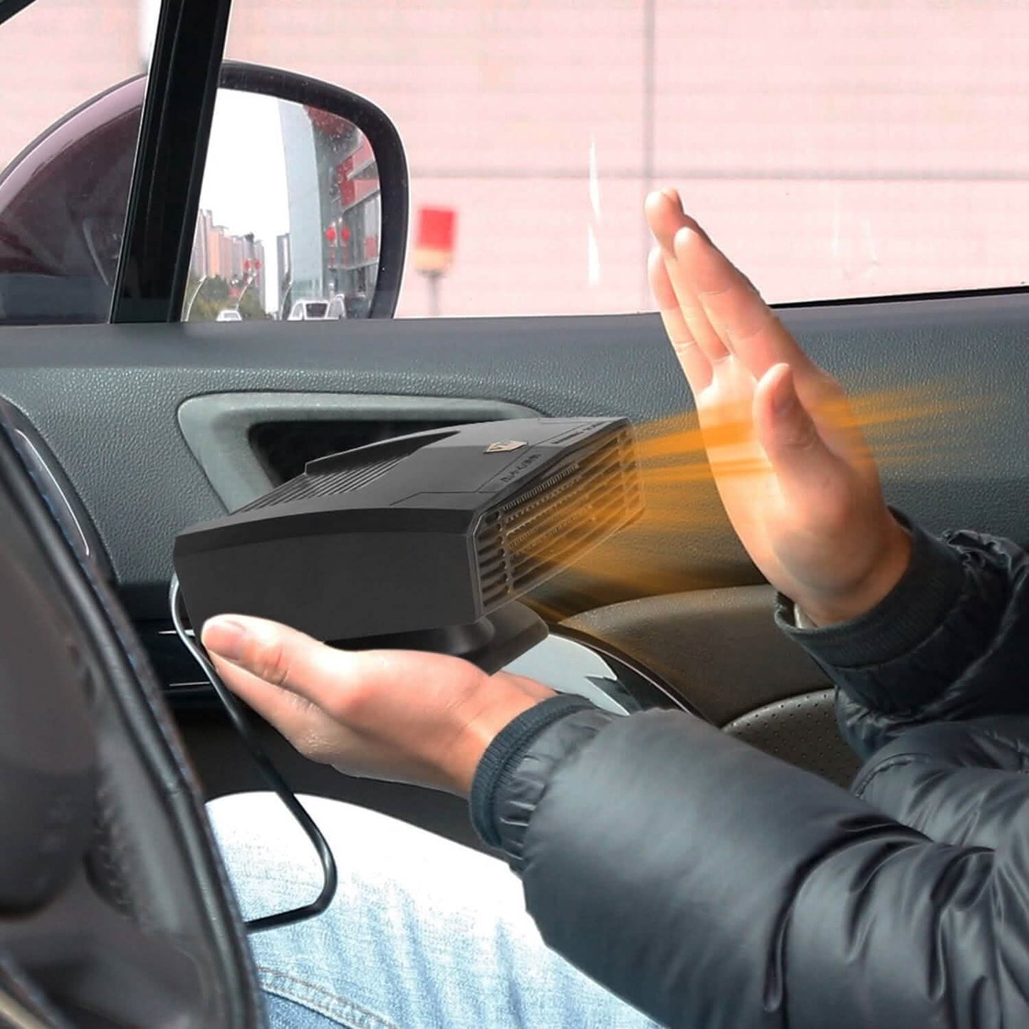 Portable Car Heater Heating Fan 2-in-1 Defroster Defogger Demister Windshield Heater DailySale
