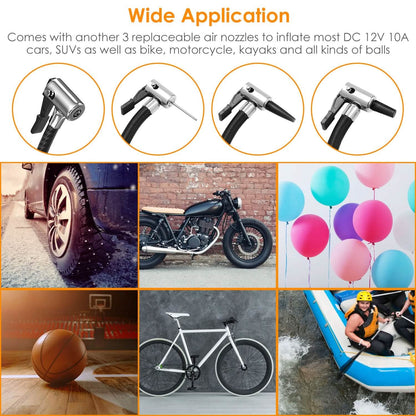 Portable Car Tire Inflator DC 12V Digital Car Air Pump Compressor DailySale
