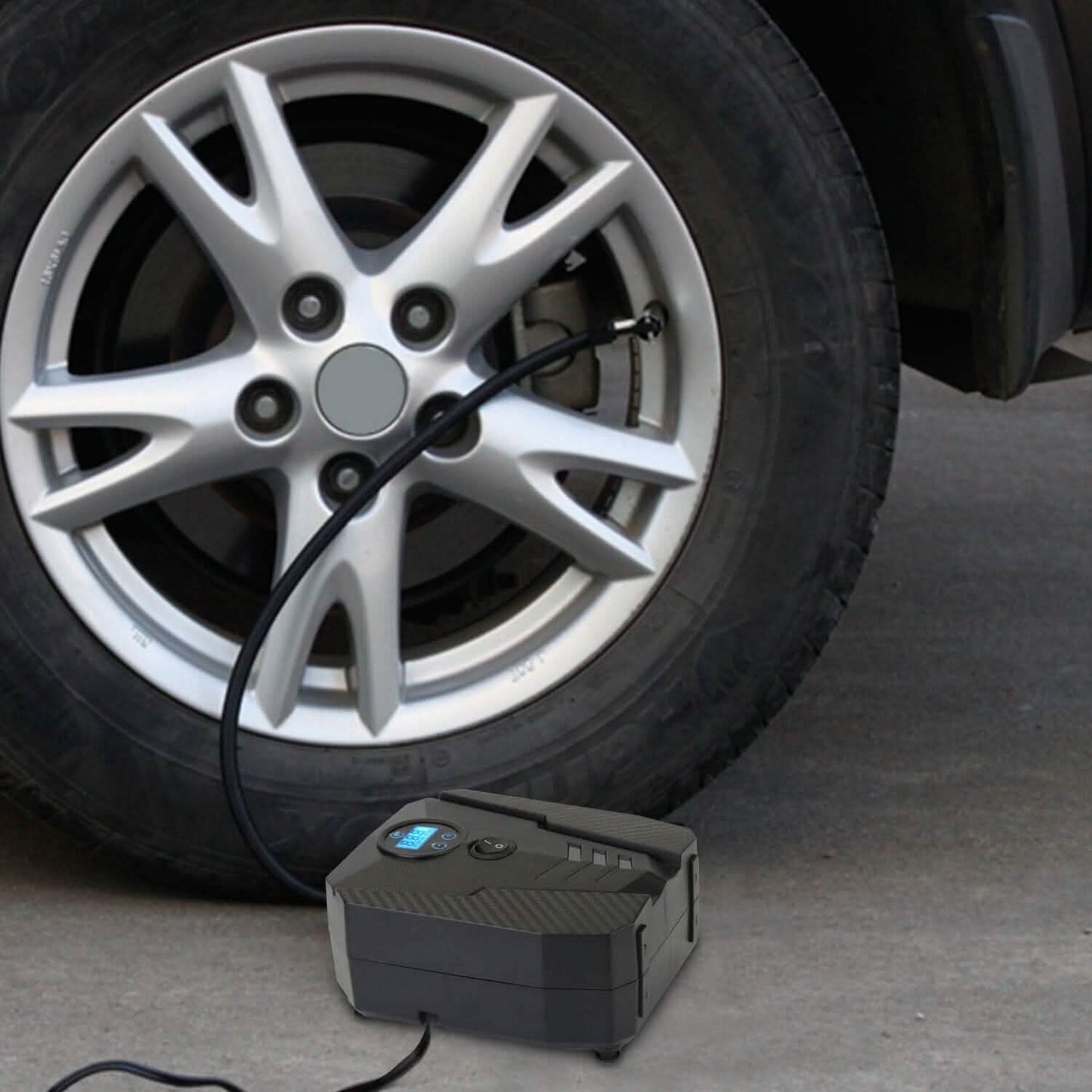Portable Car Tire Inflator DC 12V Digital Car Air Pump Compressor DailySale