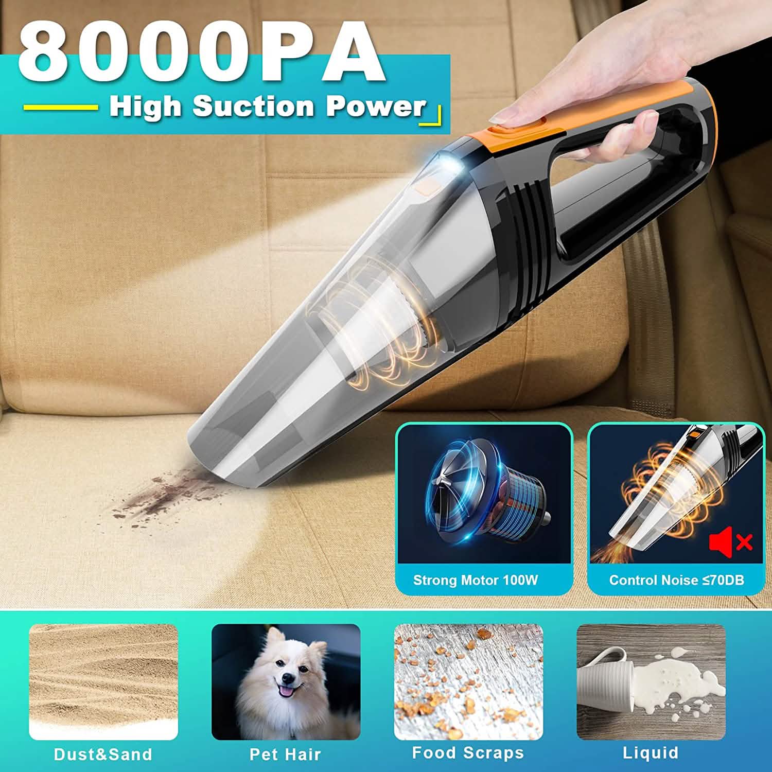 Portable Car Vacuum Cleaner DailySale