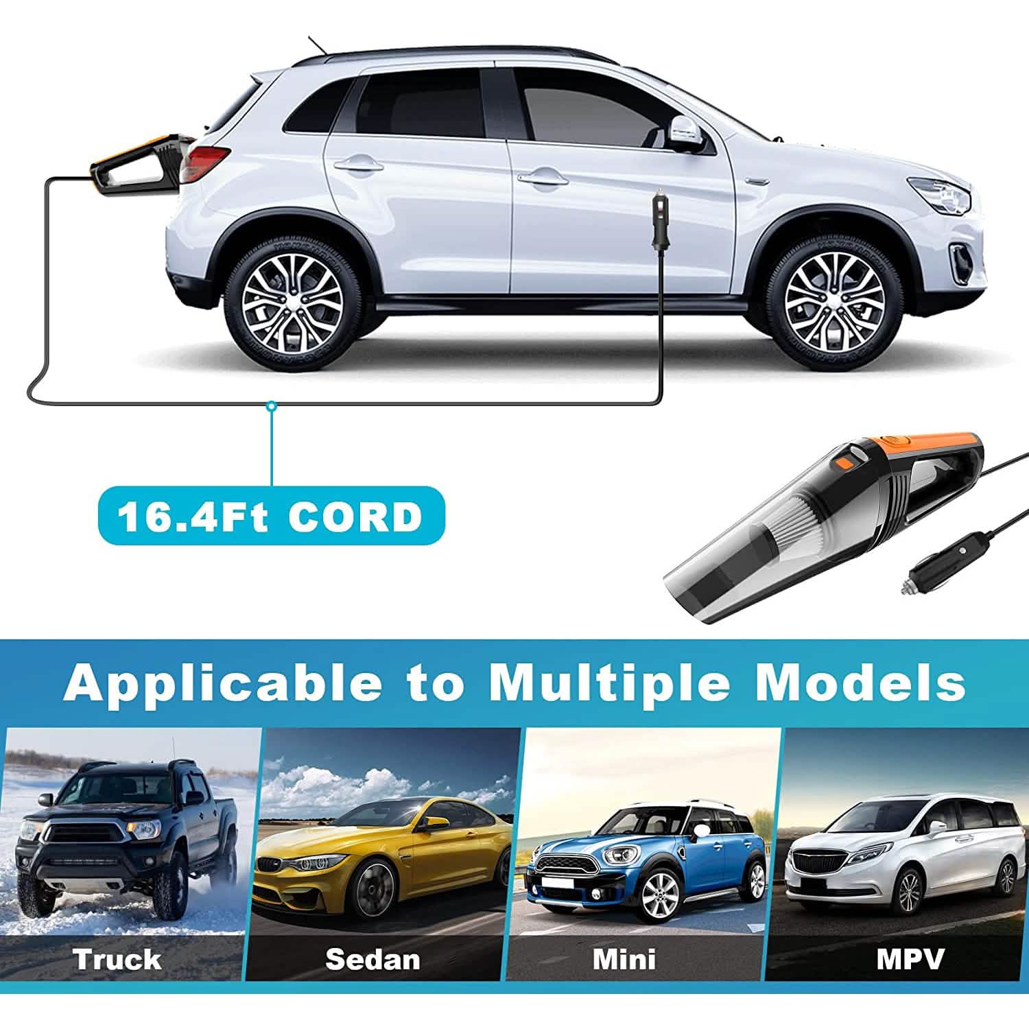 Portable Car Vacuum Cleaner DailySale