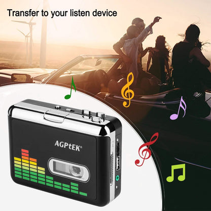 Portable Cassette Audio Music Player Tape-To-MP3 Converter Cassette Recorder DailySale