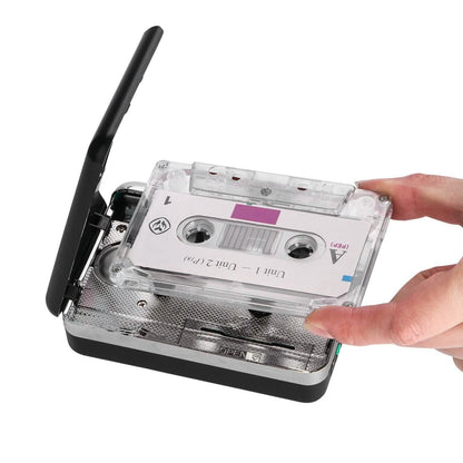 Portable Cassette Audio Music Player Tape-To-MP3 Converter Cassette Recorder DailySale