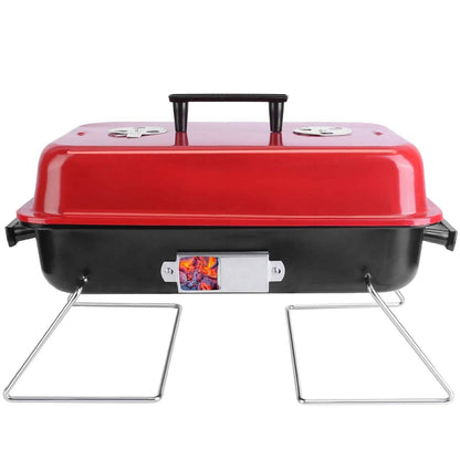 Portable Charcoal Tabletop Grill with Lid DailySale