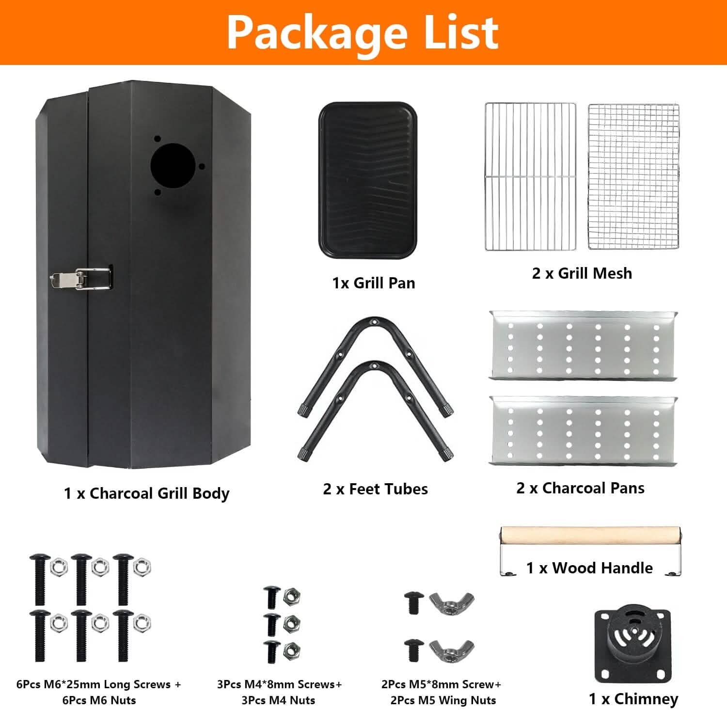 Portable Charcoal Two Sides Folding BBQ Grill DailySale