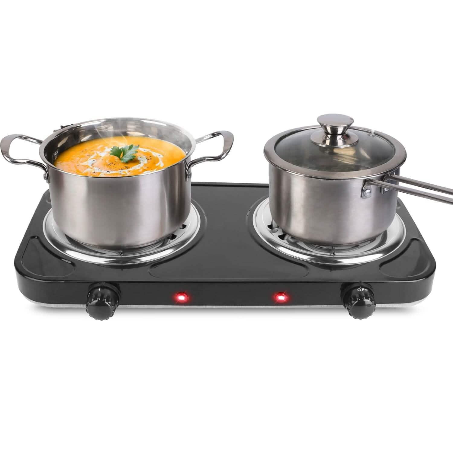 Portable Coil Heating Hot Plate Stove Countertop DailySale