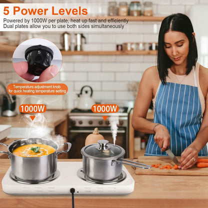 Portable Coil Heating Hot Plate Stove Countertop DailySale