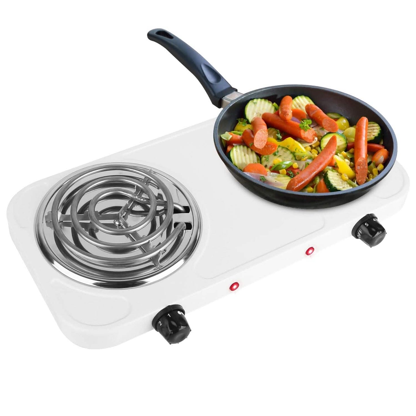 Portable Coil Heating Hot Plate Stove Countertop DailySale