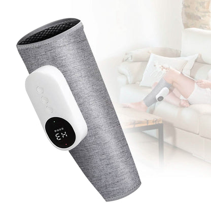 Portable Cordless Rechargeable Air Leg Compression Massage Adjustable Wrap with 3 Modes Intensities Heating Function DailySale