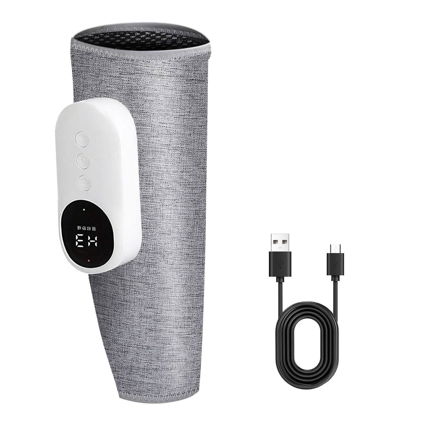 Portable Cordless Rechargeable Air Leg Compression Massage Adjustable Wrap with 3 Modes Intensities Heating Function DailySale