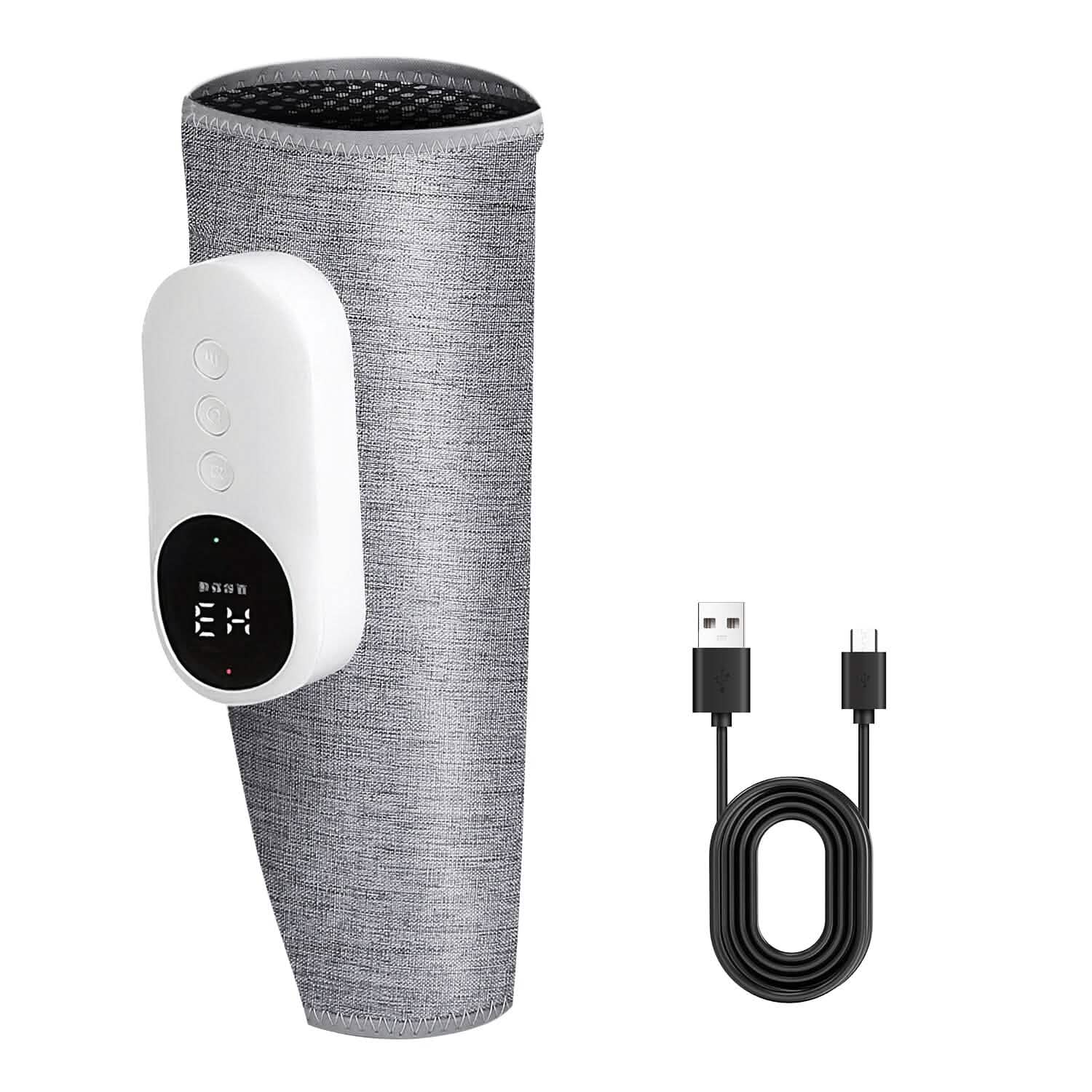 Portable Cordless Rechargeable Air Leg Compression Massage Adjustable Wrap with 3 Modes Intensities Heating Function DailySale