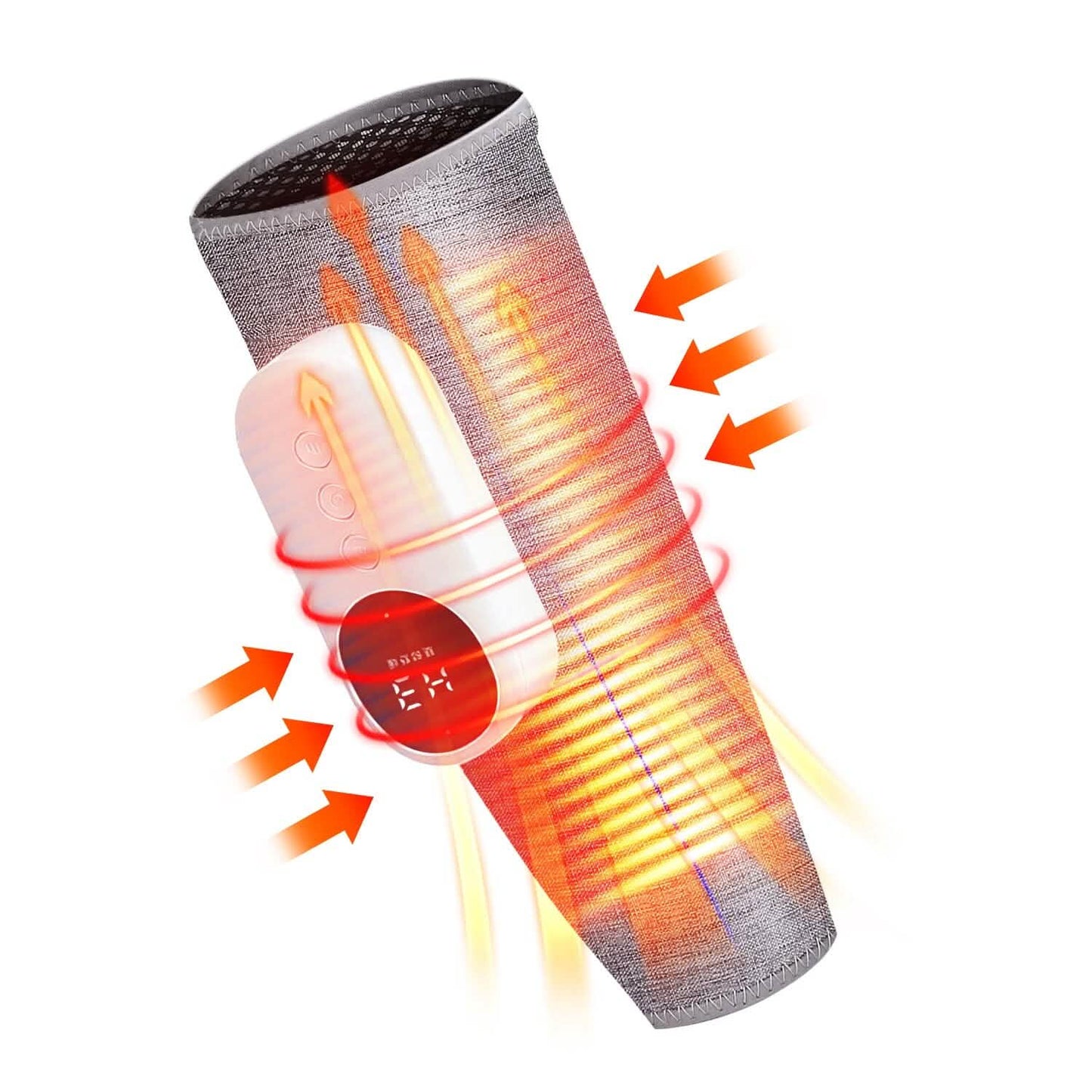 Portable Cordless Rechargeable Air Leg Compression Massage Adjustable Wrap with 3 Modes Intensities Heating Function DailySale