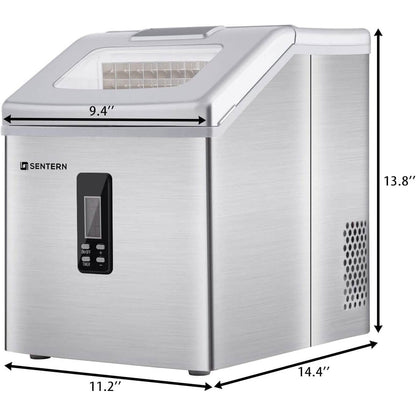 Portable Countertop Clear Ice Maker Stainless Steel Ice Maker DailySale