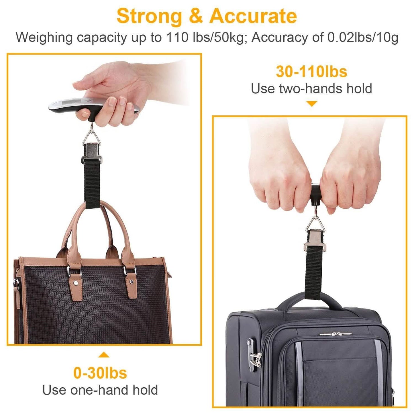 Portable Digital Luggage Scale DailySale