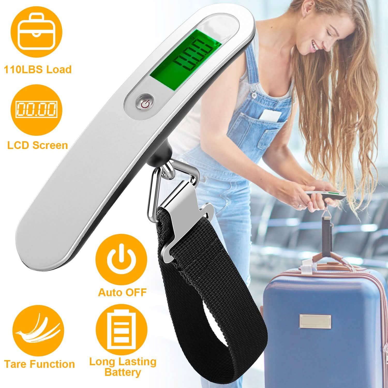 Portable Digital Luggage Scale DailySale