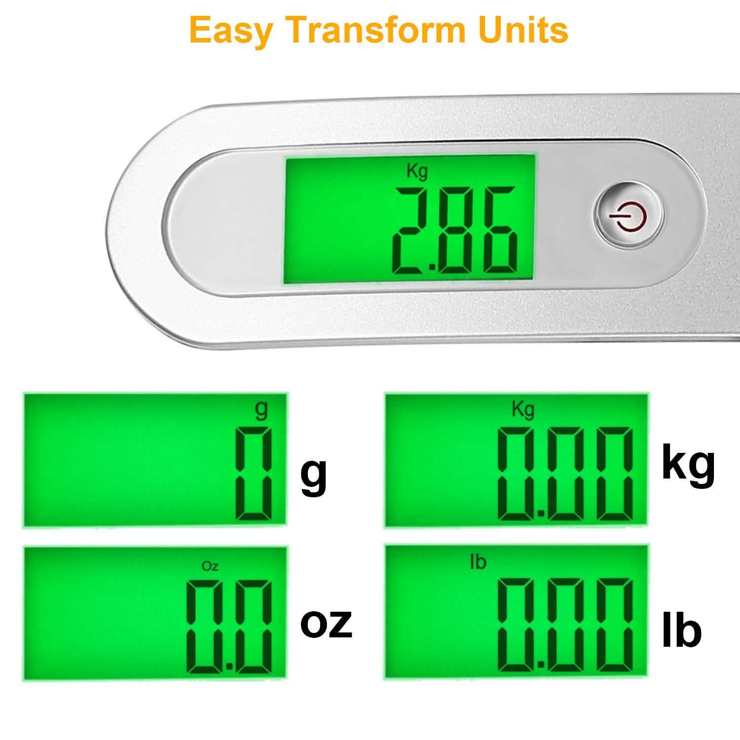 Portable Digital Luggage Scale DailySale