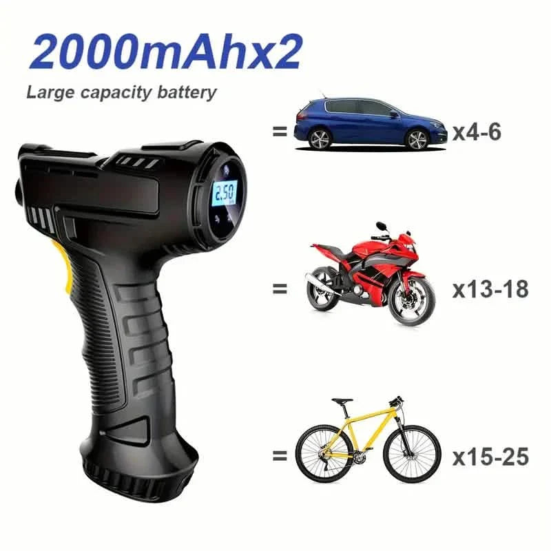 Portable Digital Tire Inflator with LED Light DailySale