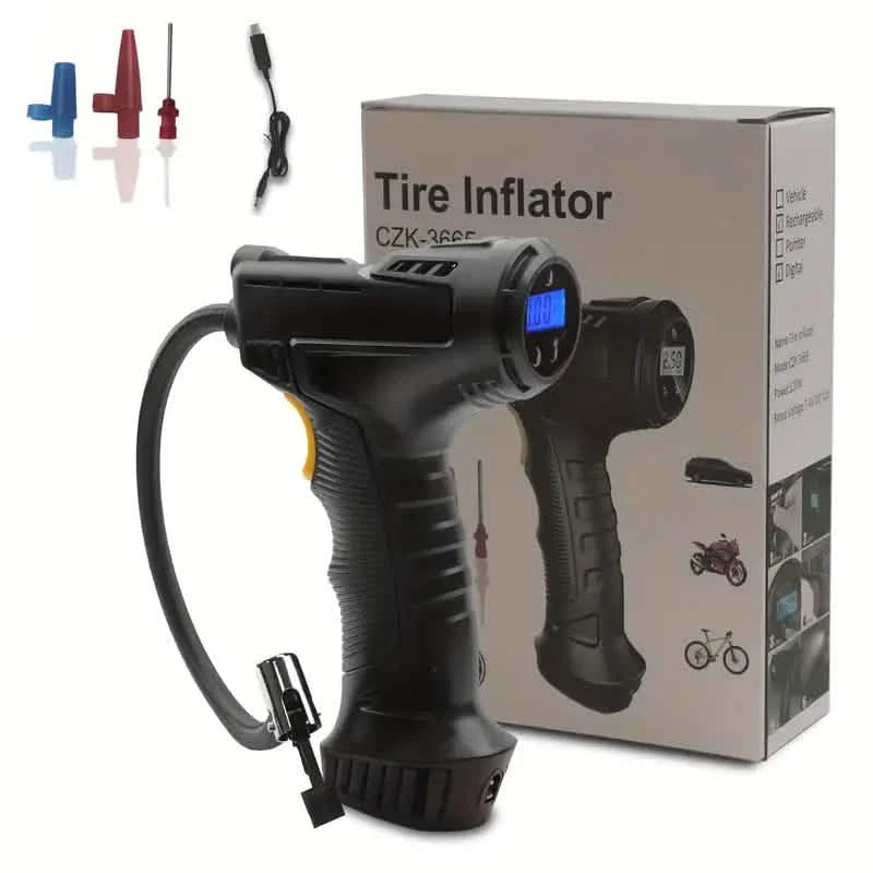 Portable Digital Tire Inflator with LED Light DailySale