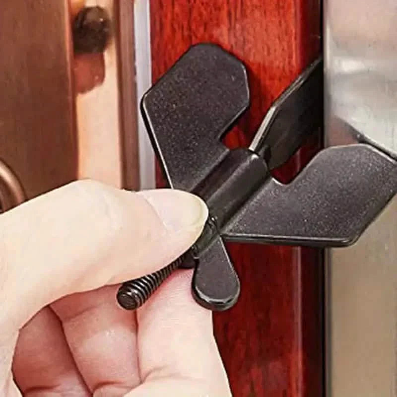 Portable Door Lock for Home and Hotel Use: Security Door Stopper for Self-Defense and Child Safety DailySale