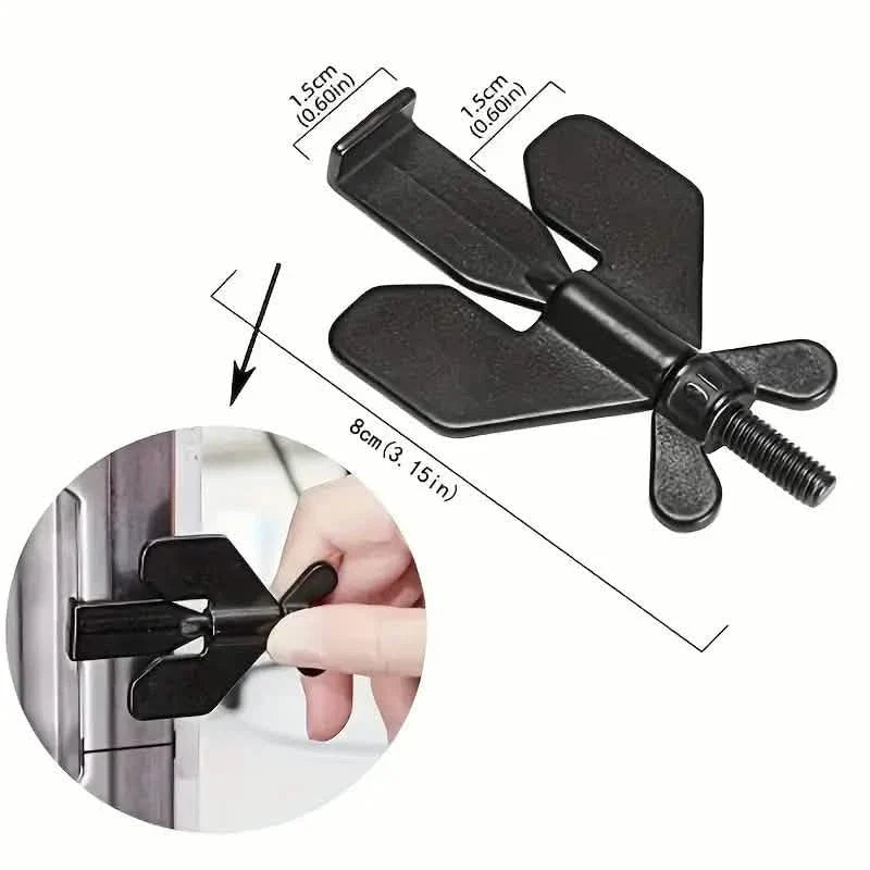Portable Door Lock for Home and Hotel Use: Security Door Stopper for Self-Defense and Child Safety DailySale