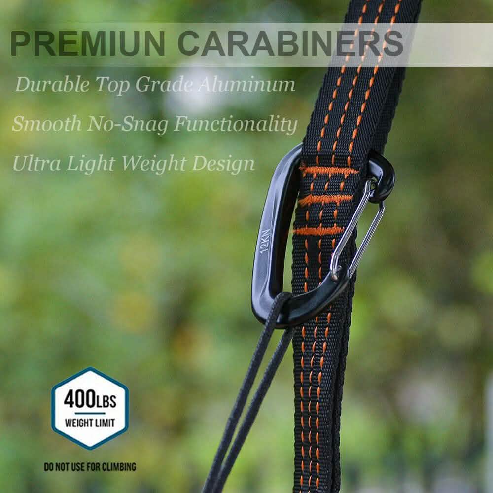 Portable Double Person Canvas Hammock Outdoor Camping Garden Beach Travel Swing DailySale