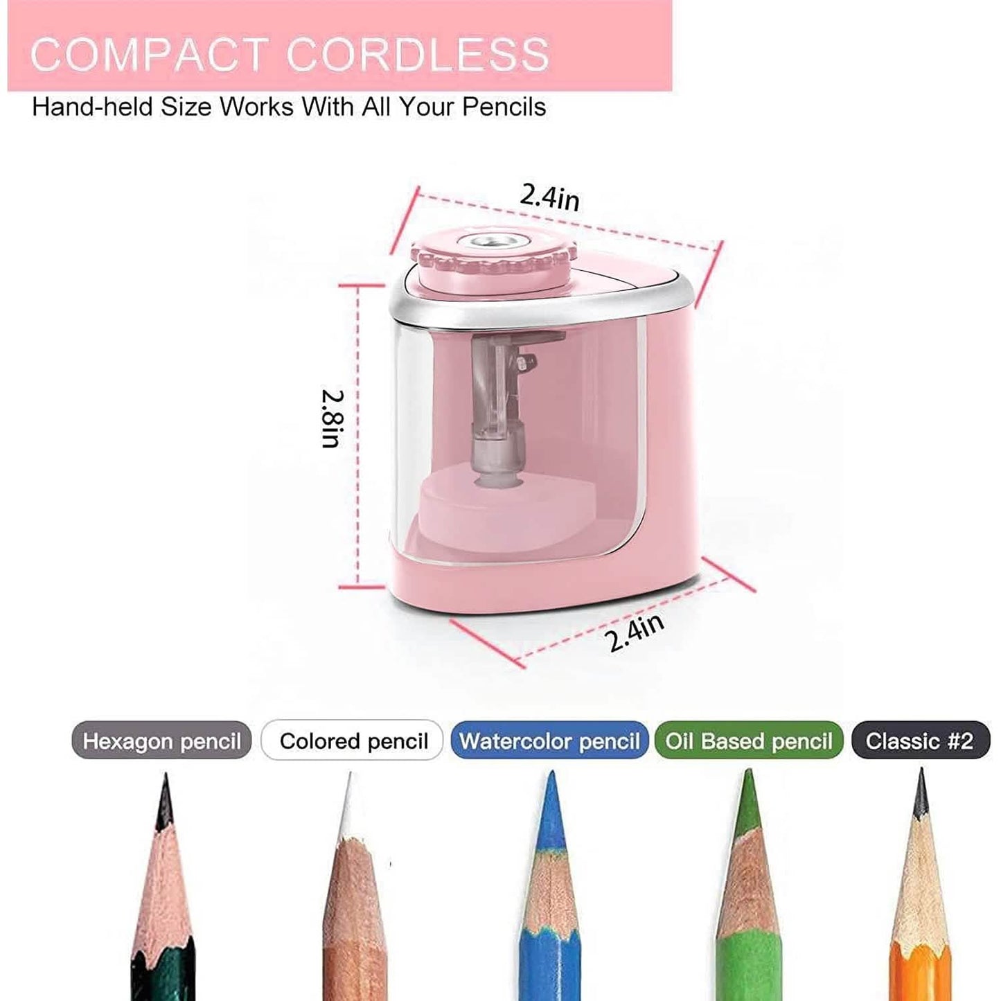 Portable Electric Pencil Sharpeners DailySale