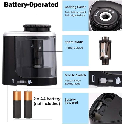 Portable Electric Pencil Sharpeners DailySale