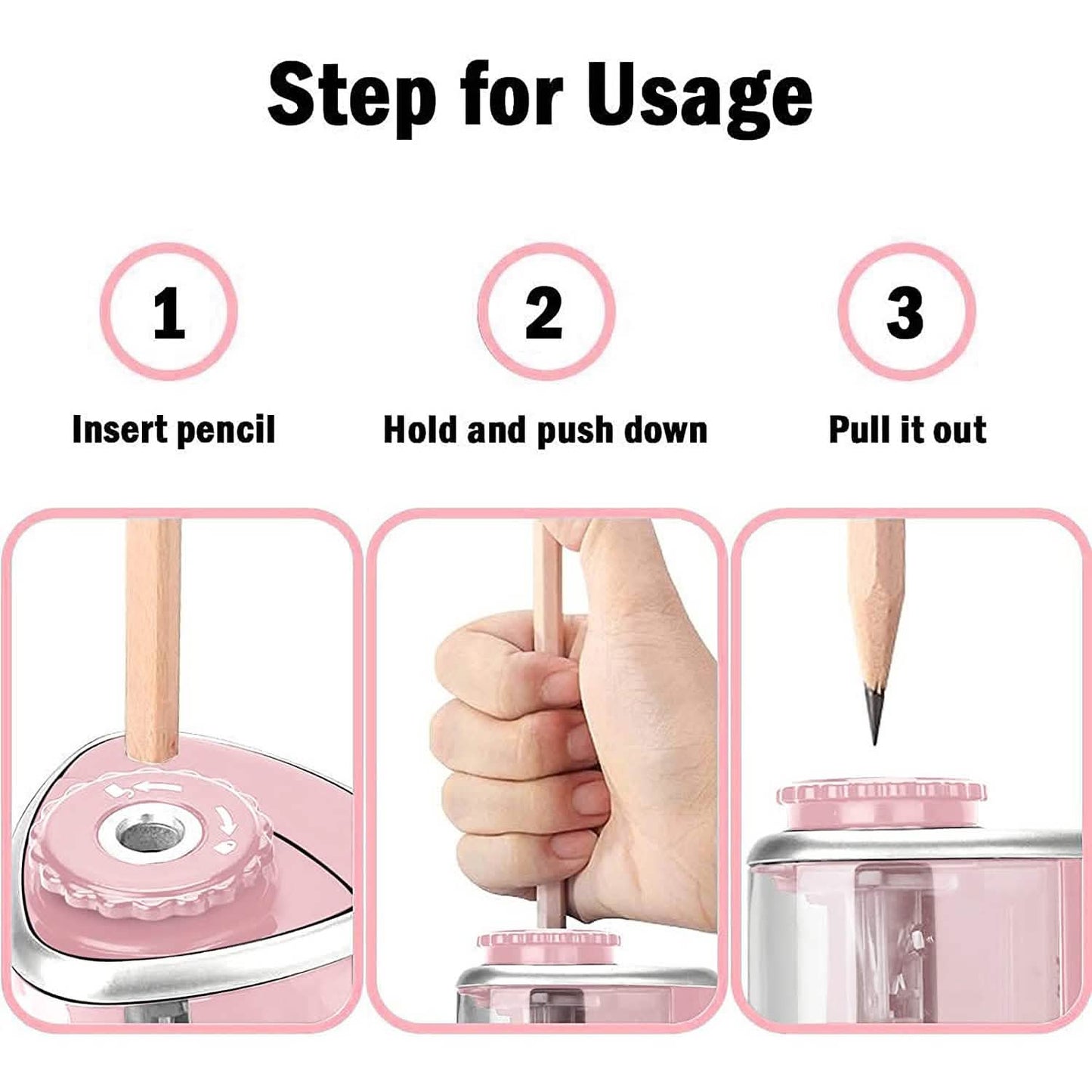 Portable Electric Pencil Sharpeners DailySale
