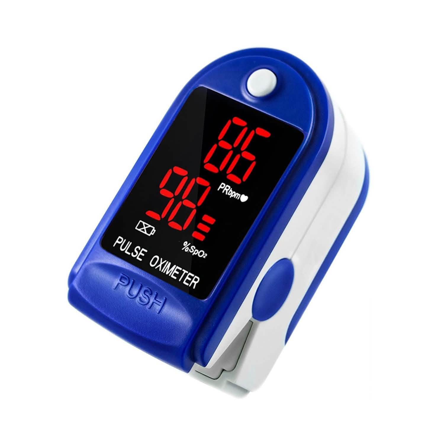 Portable Fingertip Pulse Oxygen Sugar Blood Oximeter Monitor DailySale
