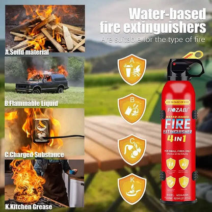 Portable Fire Extinguisher Spray 4-in-1 with Bracket DailySale