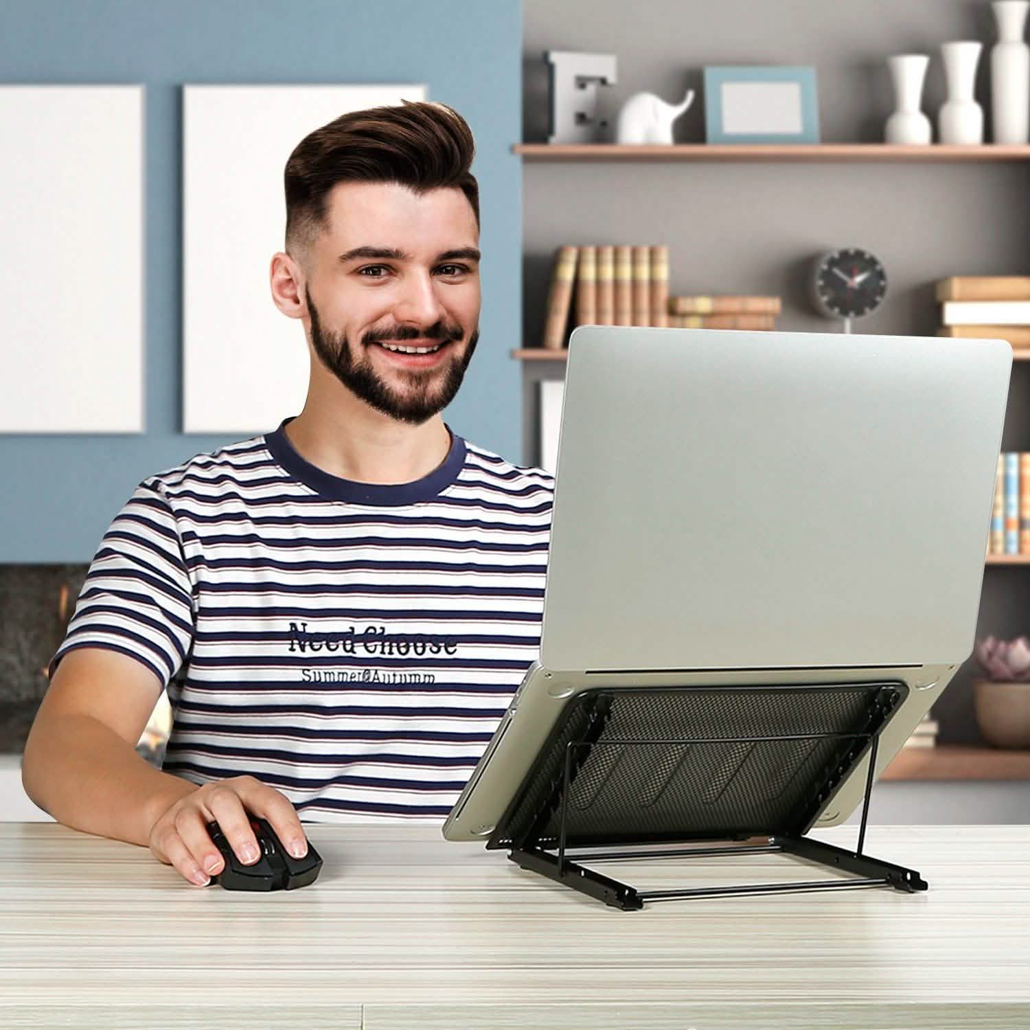 Portable Foldable Laptop Stand with Adjustable Angles DailySale