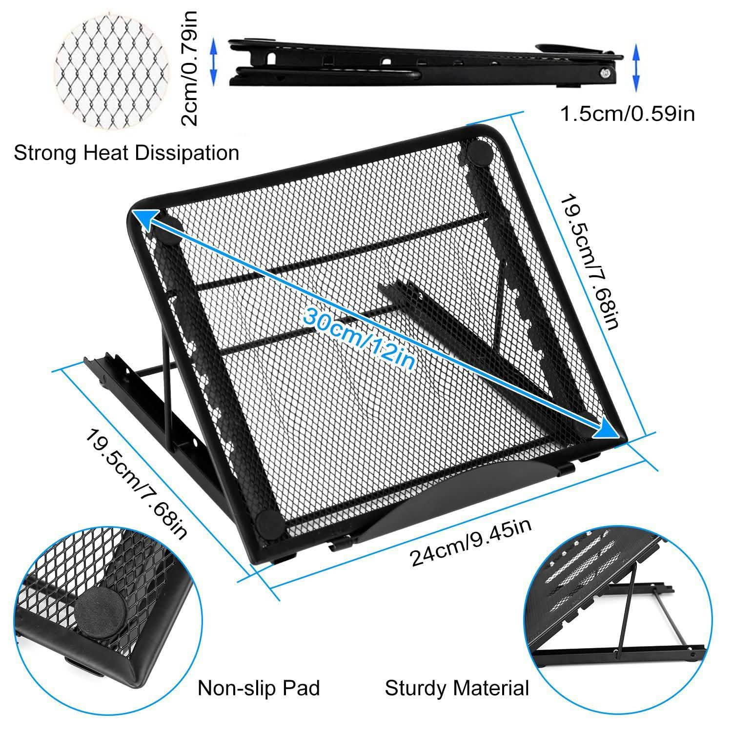 Portable Foldable Laptop Stand with Adjustable Angles DailySale