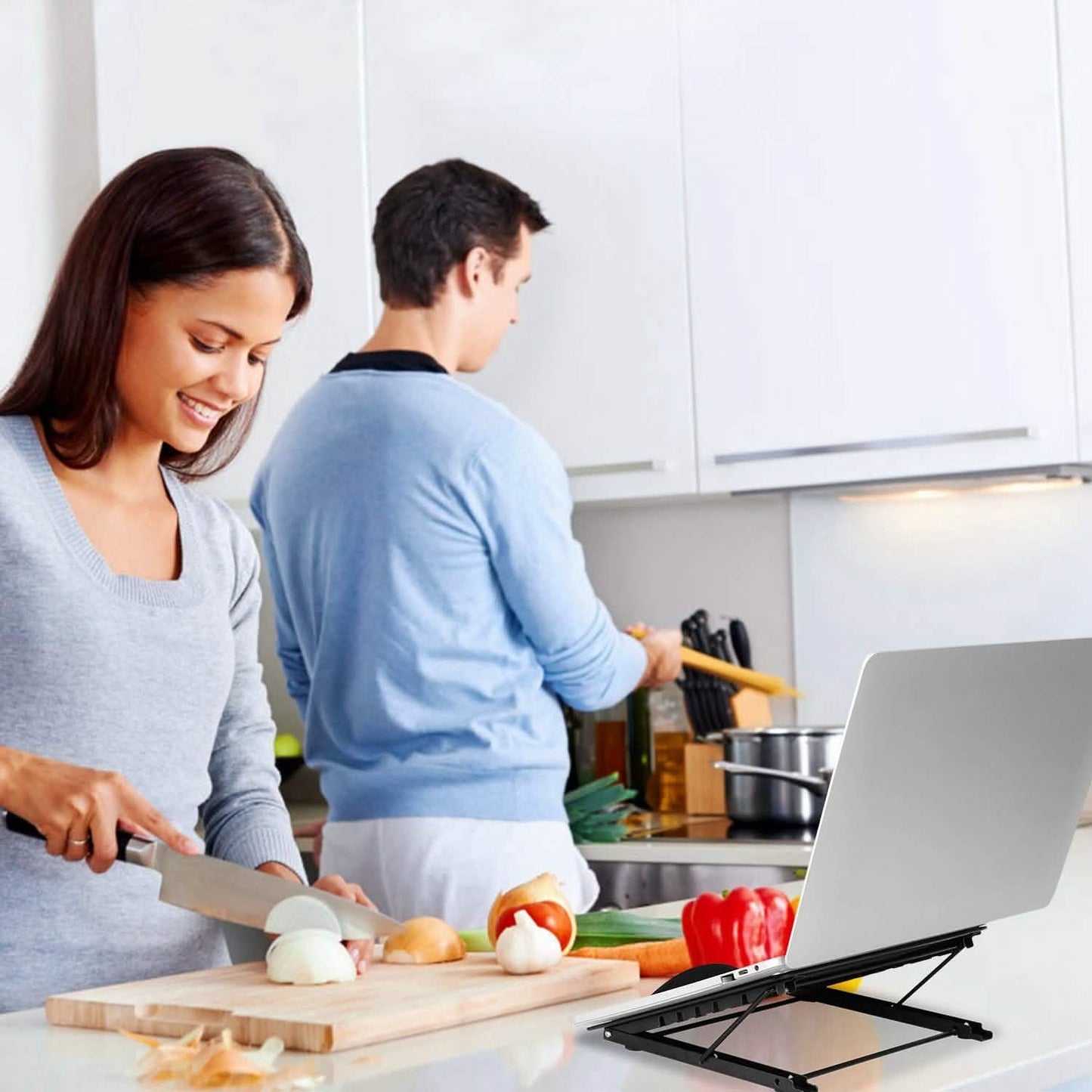 Portable Foldable Laptop Stand with Adjustable Angles DailySale