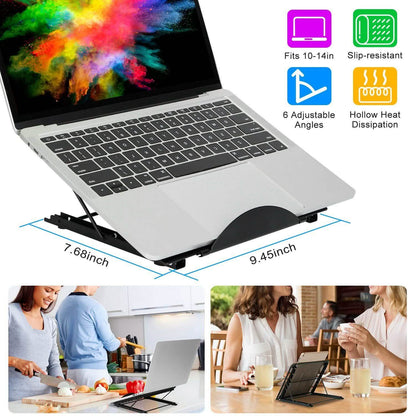 Portable Foldable Laptop Stand with Adjustable Angles DailySale