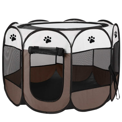 Portable Foldable Pet Playpen For Dogs Cats Other Pets DailySale