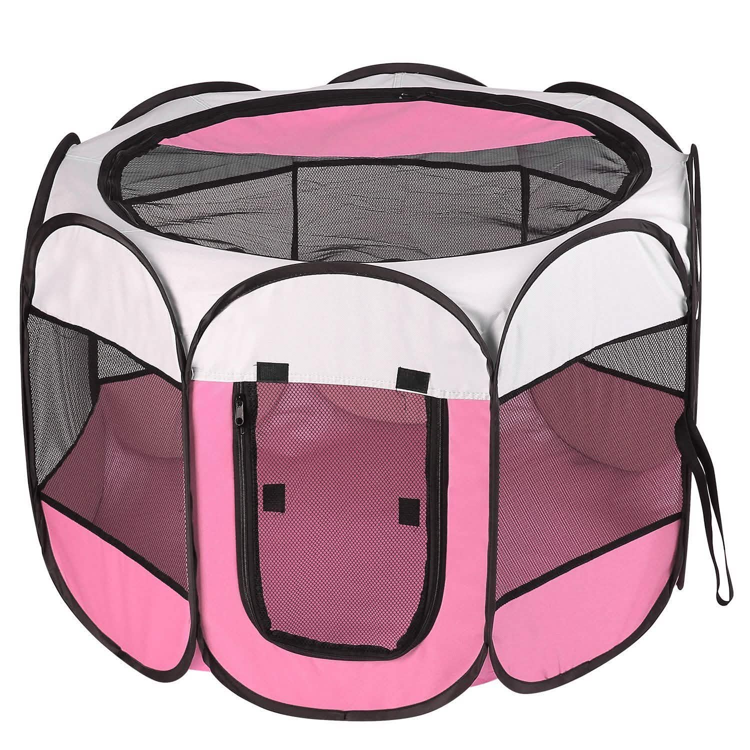 Portable Foldable Pet Playpen For Dogs Cats Other Pets DailySale