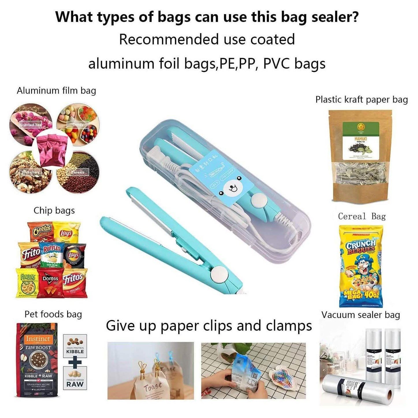 Portable Food Sealer Mini Sealing Machine DailySale