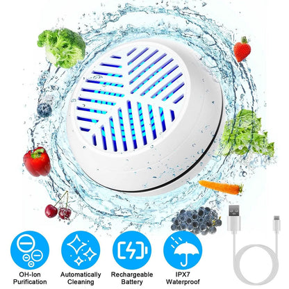Portable Fruit Vegetable Washing Machine IPX7 Waterproof Rechargeable Fruit Cleaner DailySale