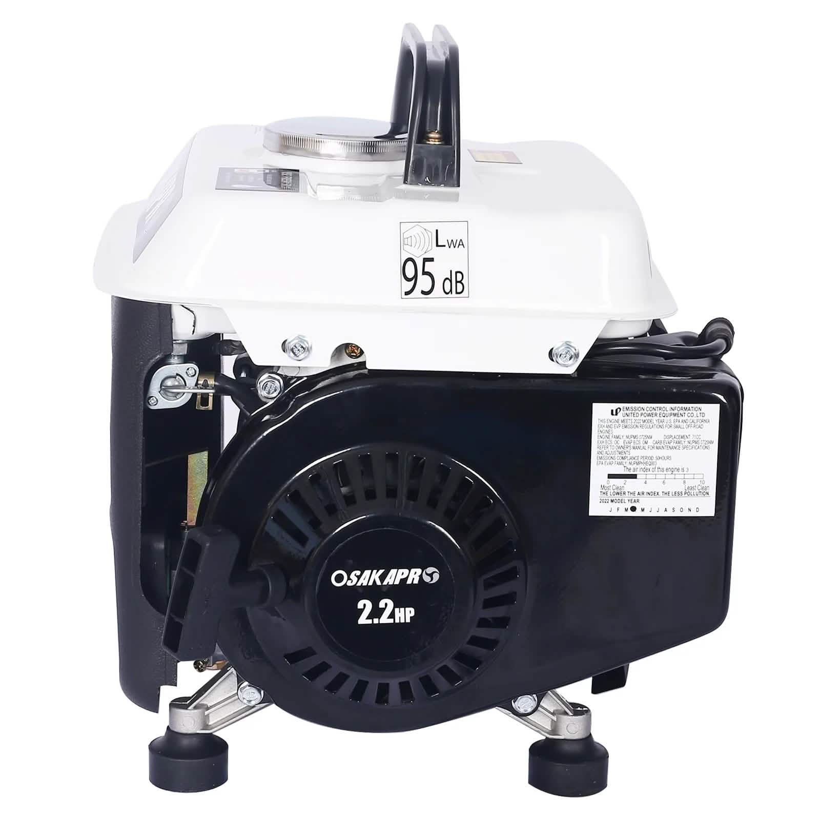 Portable Generator 900 Watt Gasoline Generator DailySale